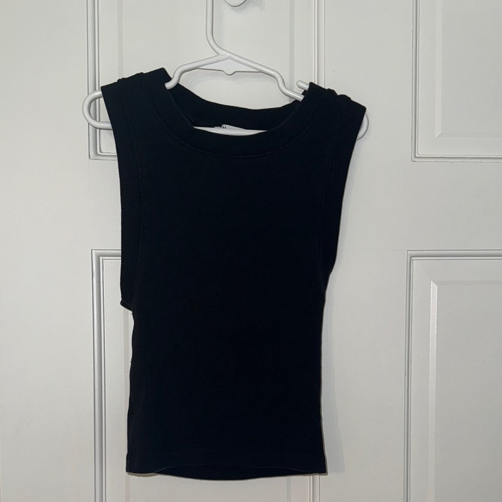 Zara Black Sleeveless Top